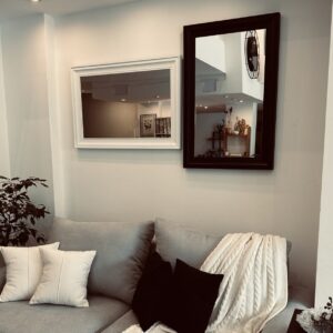 Espejo Lieja Pequeño Negro 59*90cm