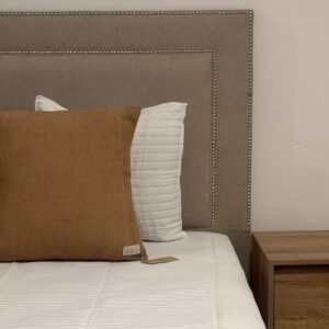 Cubrecama Brescia King Blanco Lineas