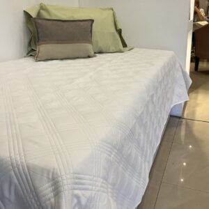 Cubrecama Panama Twin Blanco