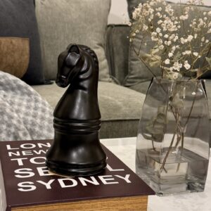 Adorno Chad Horse Black Ajedrez 28*8