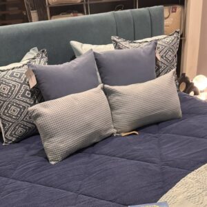 Funda Patmos 50*50 Rombos Azul