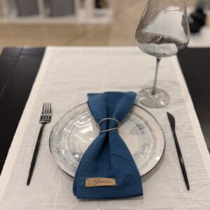 Set Porta Servilleta Copey Plata Setx4