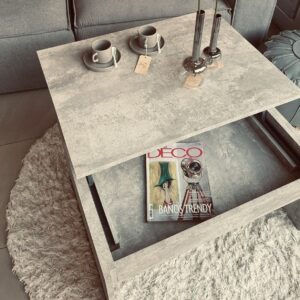Mesa De Living Magnolia Ratona Elevable 70*60*41c/54a