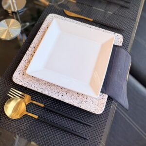Plato Playo Cuadrado Bitlis 25cm