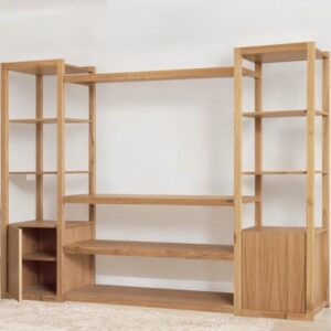 Rack Tv Modular Contemporanea Lustre Roble 260*045*190