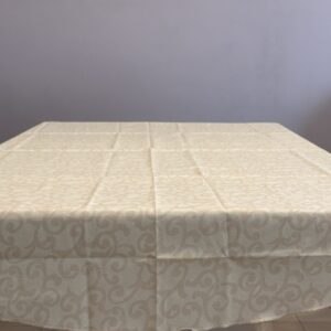 Mantel Redondo 180 Tela Antimanchas Stabic Cartagena (Beige)