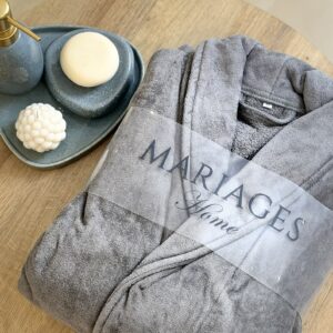 Bata Toalla Mariages Gris M