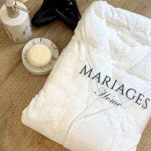 Bata Toalla Mariages Blanca M