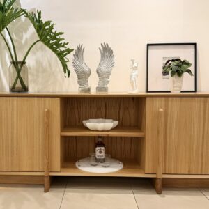 Rack Tv Bohemio Mad Paraiso Lustre Roble 180*045*072