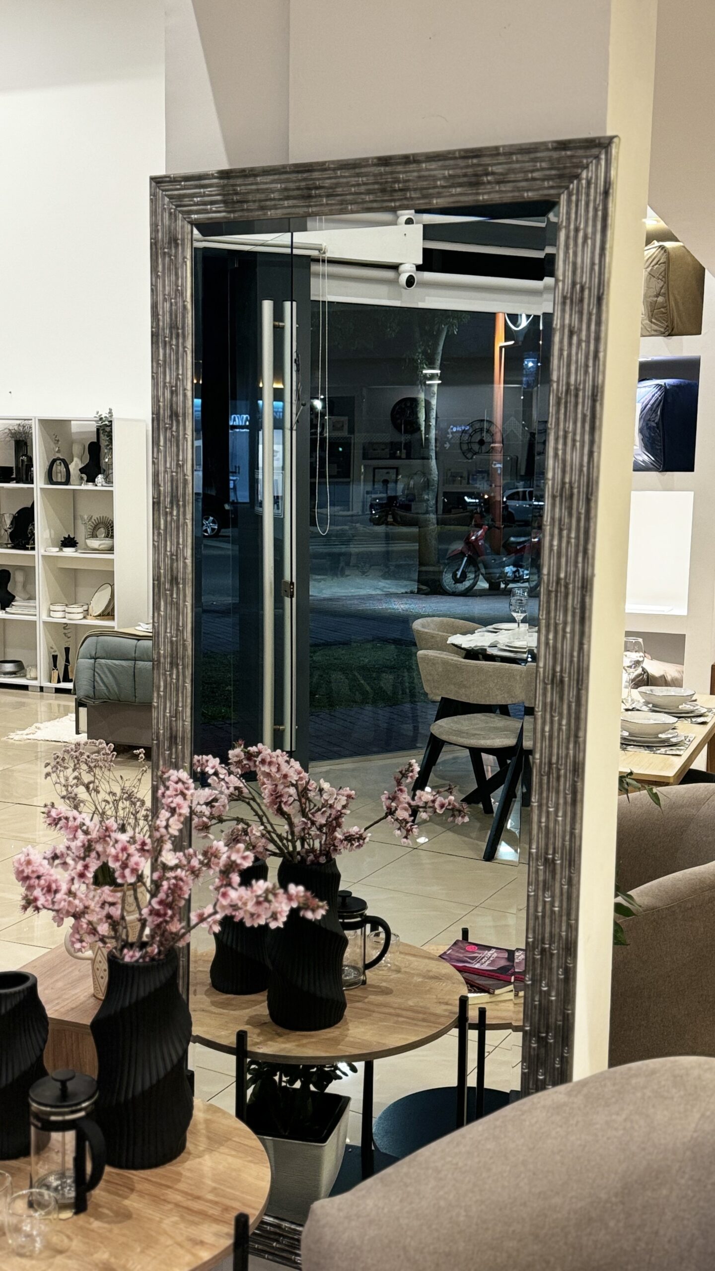 Espejo Venus Caña Plata 60*160cm